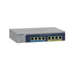 NETGEAR 8-port Ultra60 PoE++ Multi-Gigabit (2.5G) Ethernet Plus Switch Géré L2/L3 2.5G Ethernet (100/1000/2500) Connexion Ethernet, supportant l'alimentation via ce port (PoE) Gris