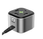 Celly PS2USBC65W Caricabatterie per dispositivi mobili Fotocamera, Comandi di gaming, Cuffie, Telefono cellulare, Power bank, Smartphone, Orologio intelligente, Tablet, Orologio, Indossabili Grigio AC Ricarica rapida Interno