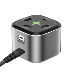 Celly PS2USBC65W mobile device charger Digital camera, Gaming controls, Headphones, Mobile phone, Power bank, Smartphone, Smartwatch, Tablet, Watch, Wearables Grey AC Fast charging Indoor
