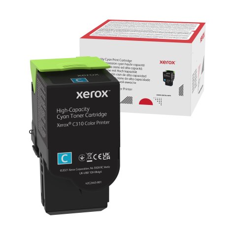 Xerox Cartouche de toner Cyan de Grande capacité Imprimante couleur ® C310?/?multifonctions ® C315 (5500 pages) - 006R04365