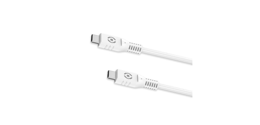 Celly USBCUSBCWH cable USB 1 m USB C 60 W Blanco