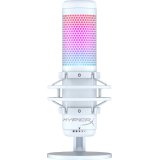 HyperX QuadCast S - Microphone USB (gris-blanc) - Éclairage RVB