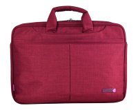 Maletín para portátil 15.6" / 39,6 cm Techair Classic Toploader Rojo