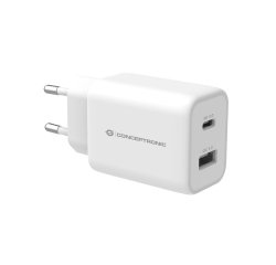 Conceptronic ALTHEA 2-Port 33W USB PD PPS Charger, QC 3.0