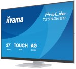 iiyama ProLite T2752MSC-W1AG écran plat de PC 68,6 cm (27") 1920 x 1080 pixels Full HD LCD Écran tactile Blanc