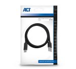ACT USB 2.0 cable, USB-A naar USB-C, 1 meter