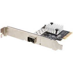 StarTech.com Tarjeta PCIe SFP+ de 10G - Adaptador de Red con 1 Puerto SFP+ Abierto para Módulos MSA o Cables Direct Attach - NIC PCI Express de Fibra 10Gb -Tarjeta de Red PCI Express SFP+