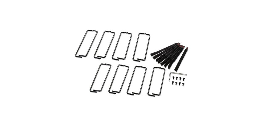 APC Cable management ring fascetta Nero