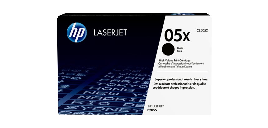 HP 05X - à rendement élevé - noir - original - LaserJet - cartouche de toner (CE505X)