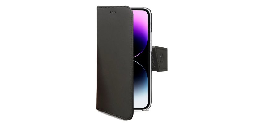 Celly Wally mobile phone case 17 cm (6.7") Wallet case Black