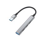 Equip 128960 hub de interfaz USB 3.2 Gen 1 (3.1 Gen 1) Type-A 5000 Mbit/s Negro, Gris