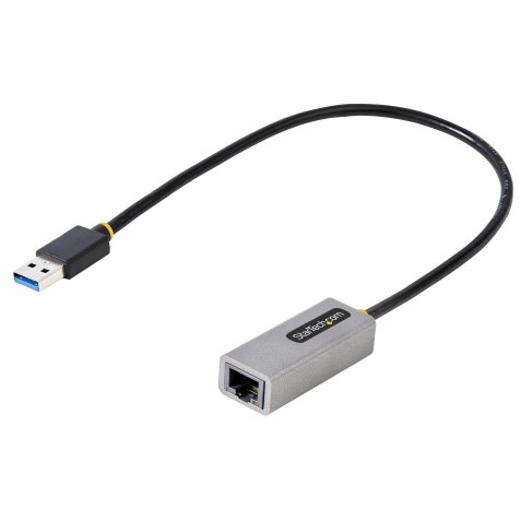 StarTech.com Adaptateur Réseau USB 3.0 à Gigabit Ethernet - 10/100/1000 Mbps, USB à RJ45, Adaptateur USB 3.0 à LAN, Adaptateur USB 3.0 Ethernet (GbE), Câble de Raccordement de 30cm, Installation Sans Pilote