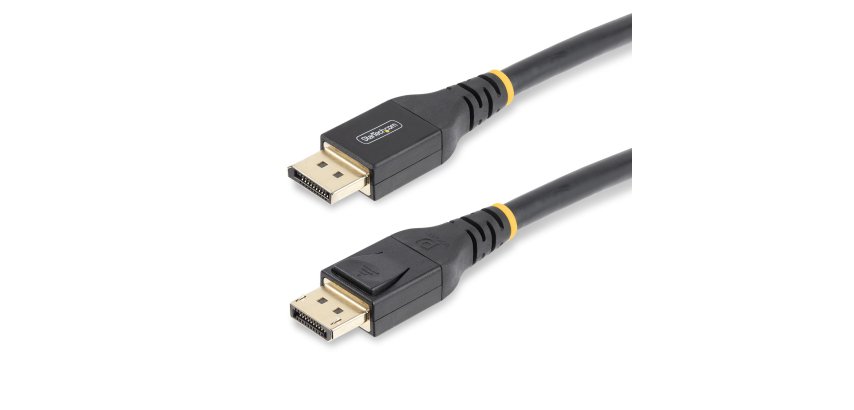 StarTech.com Câble DisplayPort 1.4 Actif de 7m - Câble DisplayPort DP8K avec HBR3, HDR10, MST, DSC 1.2, HDCP 2.2, 8K 60Hz, 4K 120Hz - Câble/Cordon DP 1.4 Mâle/Mâle (M/M)