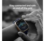 Apple Watch Ultra 3 GPS + Cellular 49mm Natural Titanium Case with Blue/Bright Blue Trail Loop - M/L