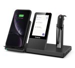 Yealink WH67 Teams Auricolare Wireless A clip, A Padiglione, Passanuca Ufficio Bluetooth Base di ricarica Nero