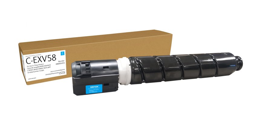 Toner remanufacturé Cyan Everyday™ de Xerox compatible avec Canon C-EXV58 (3764C002AA), Capacité standard