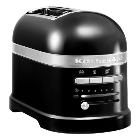 KITCHENAID Grille pain Artisan 2 tranches 5KMT2204EOB Noir onyx