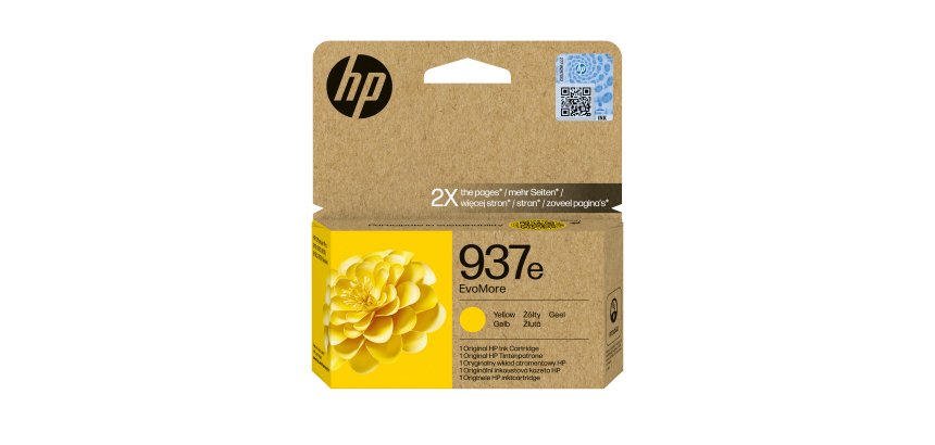 HP 937e Cartouche d’encre authentique Jaune EvoMore