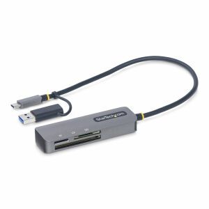 Lecteur De Cartes Mémoire USB 2.0 6-en-1 - Compatible SD, TF, CF, MiniSD, SDHC, XD - Plug & Play Pour Windows Et Mac - Vitesse Jusqu'à 480 Mbps - Compact Et Portable