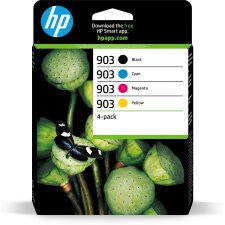 HP 903 Pack de 4 cartouches d'encre Noir/Cyan/Magenta/Jaune authentiques