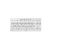 CHERRY STREAM KEYBOARD TKL clavier Universel USB AZERTY Français Blanc