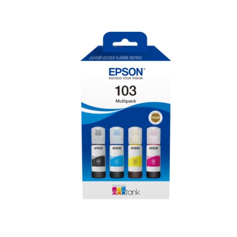 Epson C13T00S64A inktcartridge 4 stuk(s) Origineel Zwart, Cyaan, Magenta, Geel