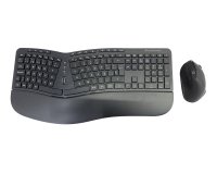 Conceptronic ORAZIO02ES teclado Ratón incluido Oficina RF inalámbrico QWERTY Español Negro
