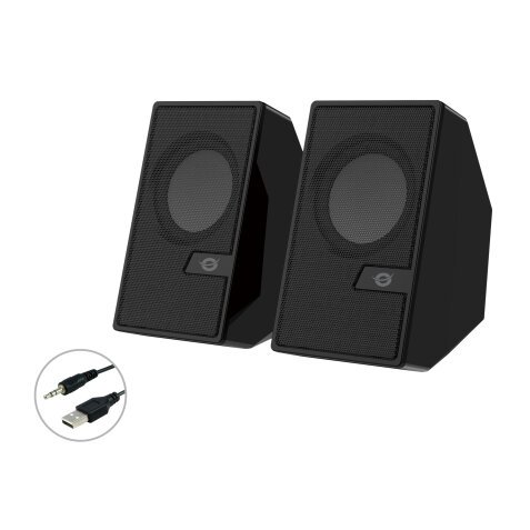 Conceptronic BJORN02B altavoz De 2 vías Negro Inalámbrico y alámbrico 6 W