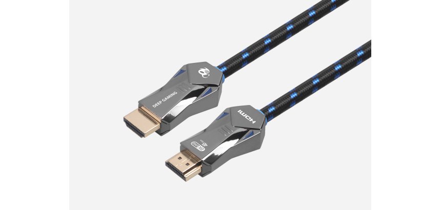 Deep Gaming DG-CAB-HDMI-21 cable HDMI 2 m HDMI tipo A (Estándar) Negro, Gris