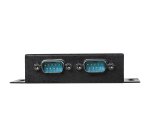 StarTech.com 2 Port Industrial Wall Mountable USB to Serial Adapter Hub with DIN Rail Clips - TAA