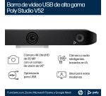 HP Poly Barra de vídeo USB Poly Studio V52