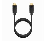 AISENS Cable DISPLAYPORT V1.2 CCS 4K@60Hz, DP/M-DP/M, Negro, 2.0m