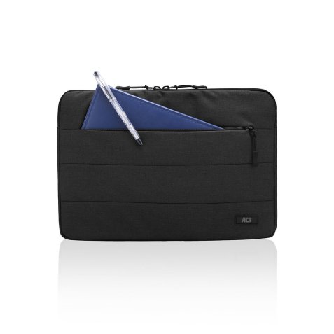 ACT City laptop sleeve voor laptops tot 14,2”, gemaakt van gerecyclede plastic flessen