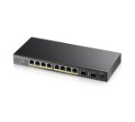 Zyxel GS1100-10HP v2 Non-géré Gigabit Ethernet (10/100/1000) Connexion Ethernet, supportant l'alimentation via ce port (PoE) Noir