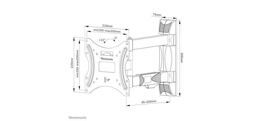 Neomounts by Newstar Neomounts tv wandsteun