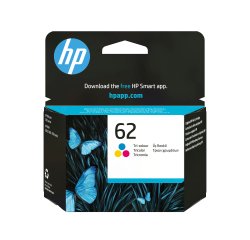 HP 62 cartouche d'encre trois couleurs authentique