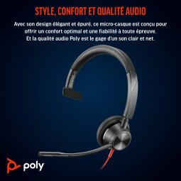 POLY Casque USB-C Blackwire 3315