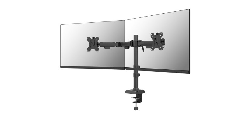 Neomounts DS60-600BL2 Monitor arm 10-32" - Quick-fix - 180°-stop