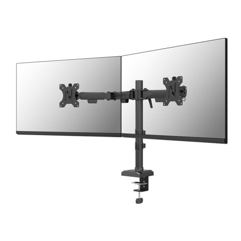 Neomounts DS60-600BL2 Brazo de monitor 10-32" - Quick-fix - Tope-a-180°