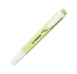 Surligneur stabilo swing cool pastel edition format stylo   pointe biseautee trace 1/4mm  clip coloris zeste de citron
