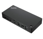 Lenovo ThinkPad Universal Thunderbolt 4 Smart Dock Alámbrico Negro