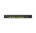 Zyxel GS1900-10HP Géré L2 Gigabit Ethernet (10/100/1000) Connexion Ethernet, supportant l'alimentation via ce port (PoE) Noir