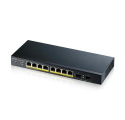 Zyxel GS1900-10HP Gestionado L2 Gigabit Ethernet (10/100/1000) Energía sobre Ethernet (PoE) Negro