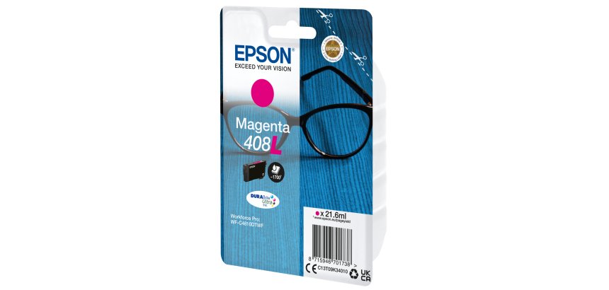 Epson 408L Spectacles DURABrite Ultra Single Magenta Ink