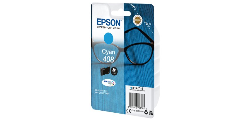 Epson Inchiostro ciano singolo DURABrite Ultra Occhiali 408