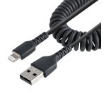 Câble USB type A vers Lightning USB noir 1 m