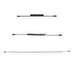 Câble USB type A vers Lightning USB noir 1 m