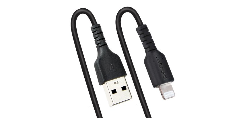 StarTech.com Câble USB vers Lightning noir 0,5 m