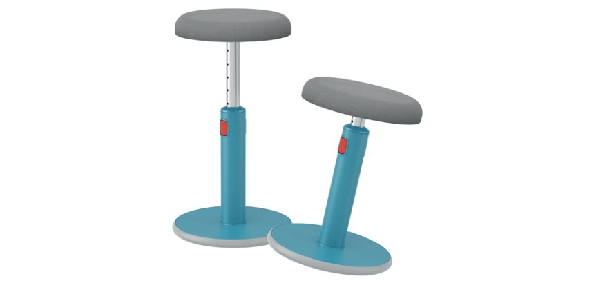 Cosy Tabouret ergonomique assis/debout, bleu, 65180061