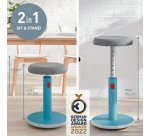Cosy Tabouret ergonomique assis/debout, bleu, 65180061